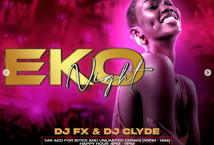 Eko Night @ Club Enish (Sheikh Zayed Road)